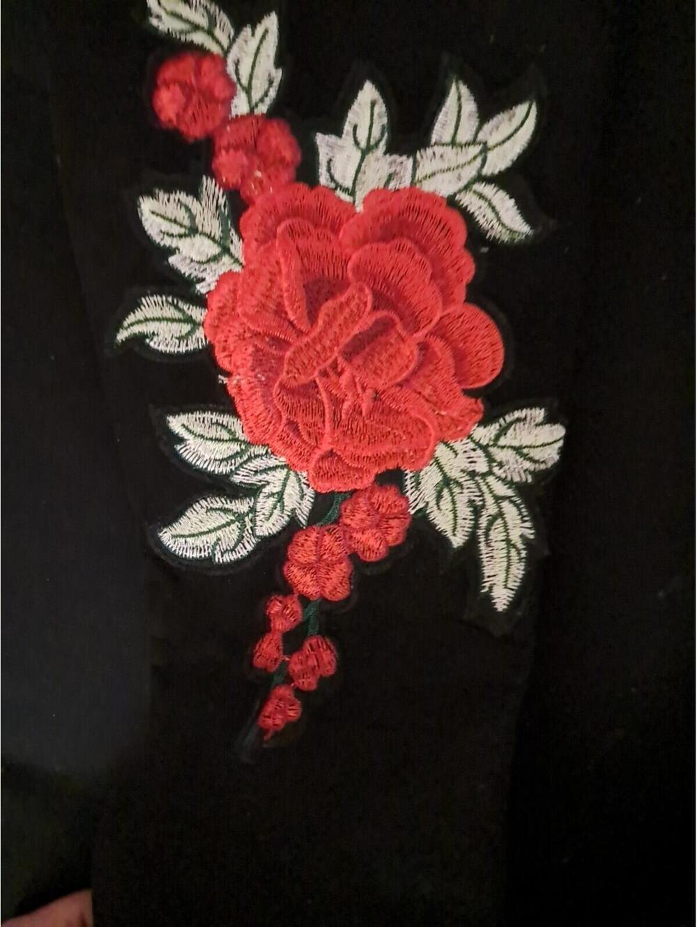 Mexican Womens Boots "Andrea" Size 7.5 Floral Embroidery . Used - Picture 2 of 7